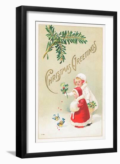 British Christmas Card-null-Framed Giclee Print