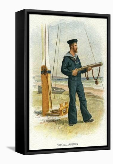 British Coastguardsman, C1890-C1893-William Christian Symons-Framed Premier Image Canvas