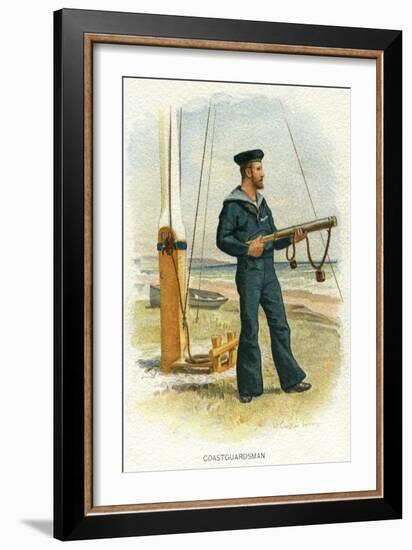 British Coastguardsman, C1890-C1893-William Christian Symons-Framed Giclee Print