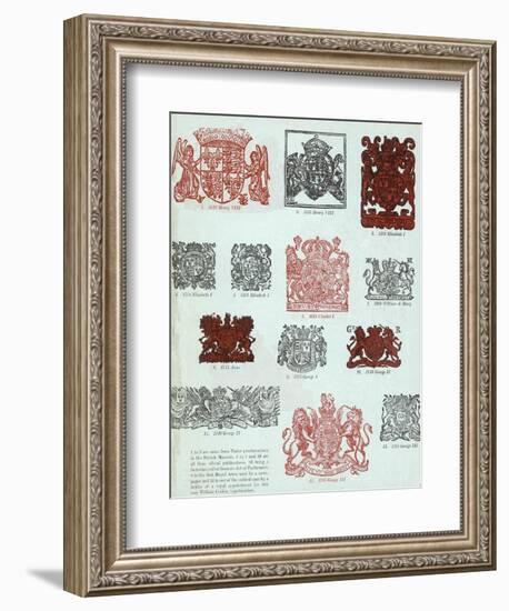 British Coats of Arms-null-Framed Art Print