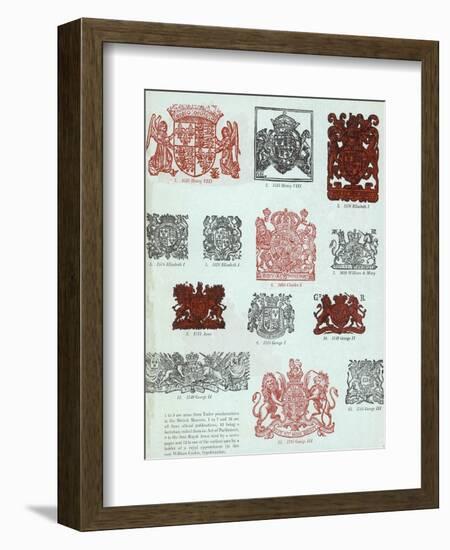 British Coats of Arms-null-Framed Art Print