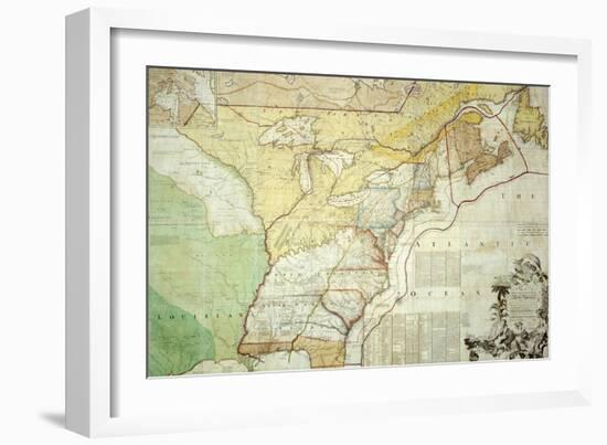 British Colonies in North America-null-Framed Giclee Print