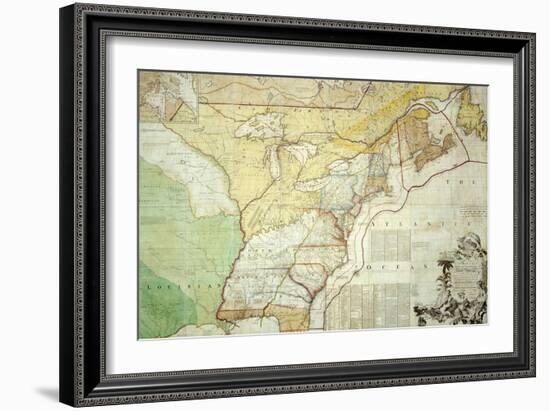 British Colonies in North America-null-Framed Giclee Print