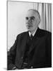 British Economist John Maynard Keynes Sitting in His Study at Home-null-Mounted Premium Photographic Print