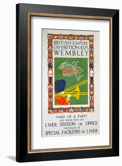 British Empire Exhibition-null-Framed Art Print