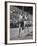 British Empire Games, Runners John Landy and Roger Bannister Competing-Ralph Morse-Framed Premium Photographic Print