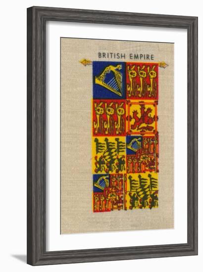 'British Empire - Standard of H.M. The Queen', c1910-Unknown-Framed Giclee Print