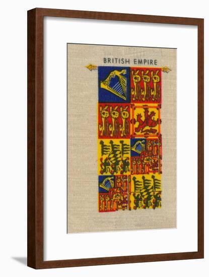 'British Empire - Standard of H.M. The Queen', c1910-Unknown-Framed Giclee Print