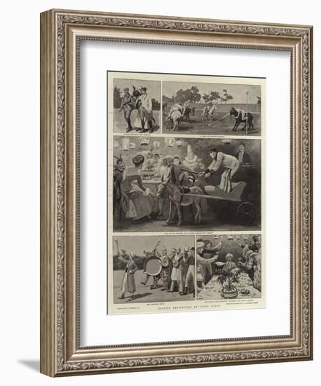 British Festivities in Upper Egypt-John Charles Dollman-Framed Giclee Print