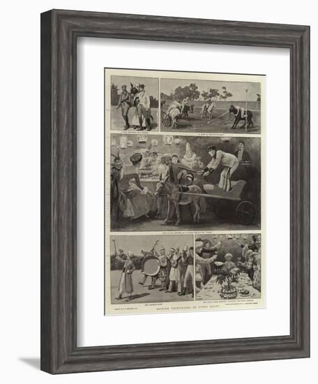 British Festivities in Upper Egypt-John Charles Dollman-Framed Giclee Print