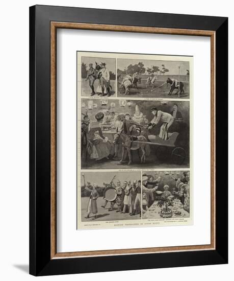 British Festivities in Upper Egypt-John Charles Dollman-Framed Giclee Print