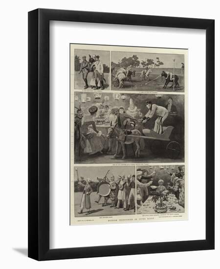 British Festivities in Upper Egypt-John Charles Dollman-Framed Giclee Print