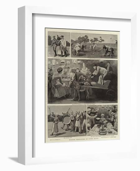 British Festivities in Upper Egypt-John Charles Dollman-Framed Giclee Print