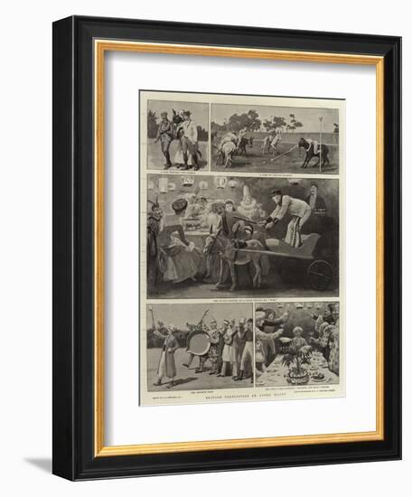 British Festivities in Upper Egypt-John Charles Dollman-Framed Giclee Print