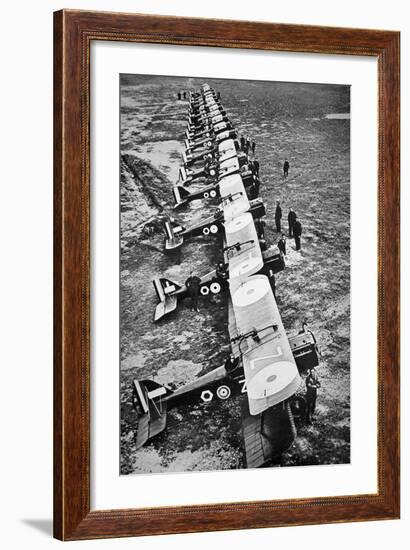 British Fighter Squadron in France, 1918-null-Framed Photographic Print