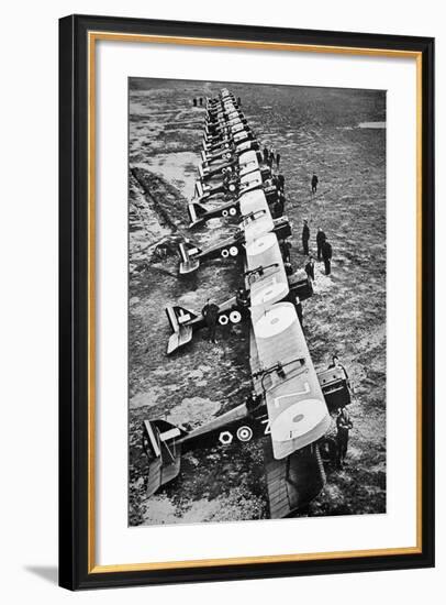 British Fighter Squadron in France, 1918-null-Framed Photographic Print