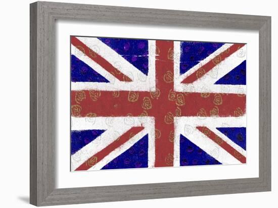 British Flag-Whoartnow-Framed Giclee Print