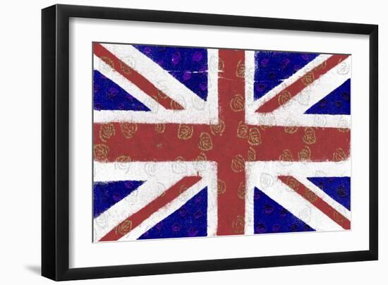 British Flag-Whoartnow-Framed Giclee Print