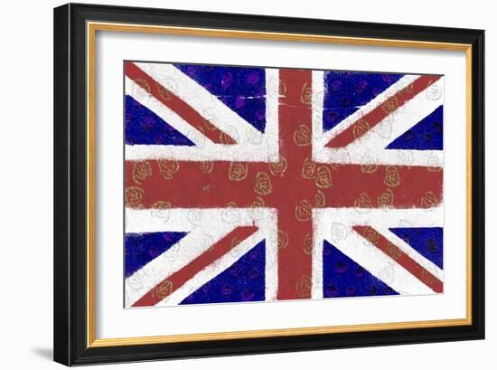 British Flag-Whoartnow-Framed Giclee Print