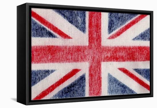 British Flag-Whoartnow-Framed Premier Image Canvas