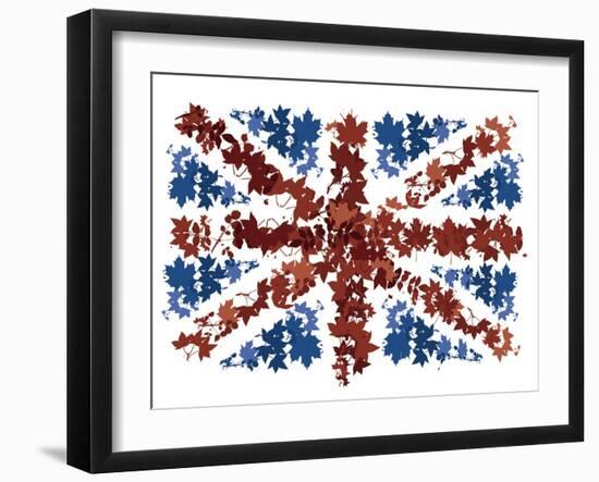 British Flag-Whoartnow-Framed Giclee Print