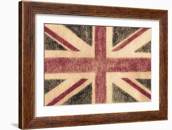 British Flag-Whoartnow-Framed Giclee Print