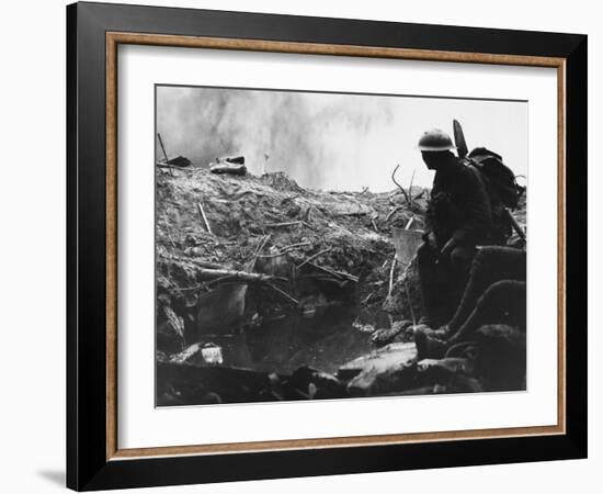 British Front 1915-Robert Hunt-Framed Photographic Print