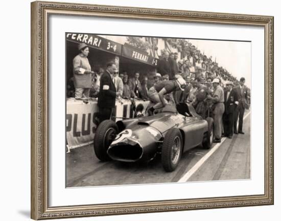 British Grand Prix at Silverstone, 1956-Alan Smith-Framed Art Print