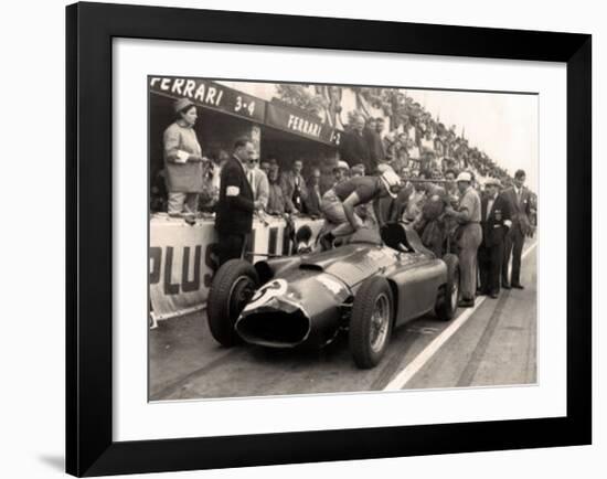 British Grand Prix at Silverstone, 1956-Alan Smith-Framed Art Print