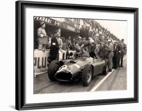 British Grand Prix at Silverstone, 1956-Alan Smith-Framed Art Print