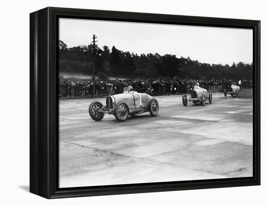 British Grand Prix, Brooklands, Surrey, 1927-null-Framed Premier Image Canvas