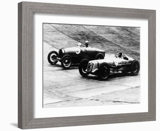 British Grand Prix, Brooklands, Surrey, 1927-null-Framed Photographic Print