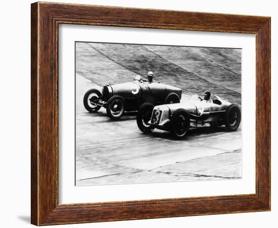 British Grand Prix, Brooklands, Surrey, 1927-null-Framed Photographic Print