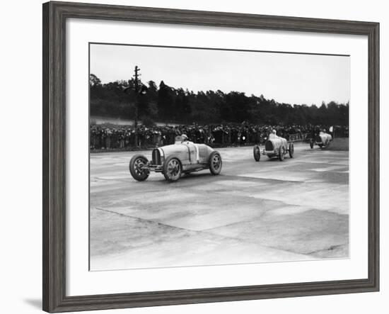 British Grand Prix, Brooklands, Surrey, 1927-null-Framed Photographic Print