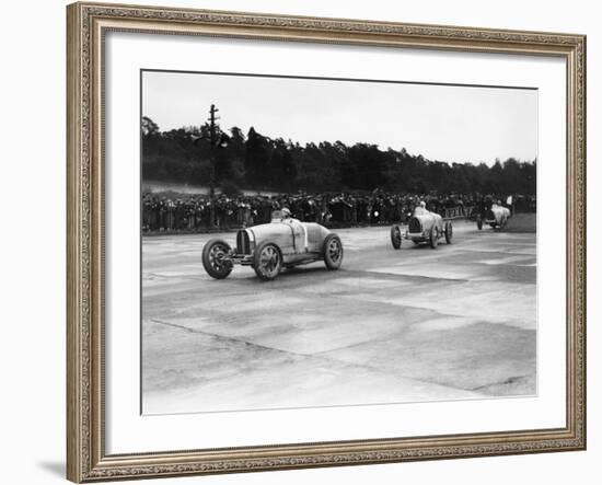 British Grand Prix, Brooklands, Surrey, 1927-null-Framed Photographic Print