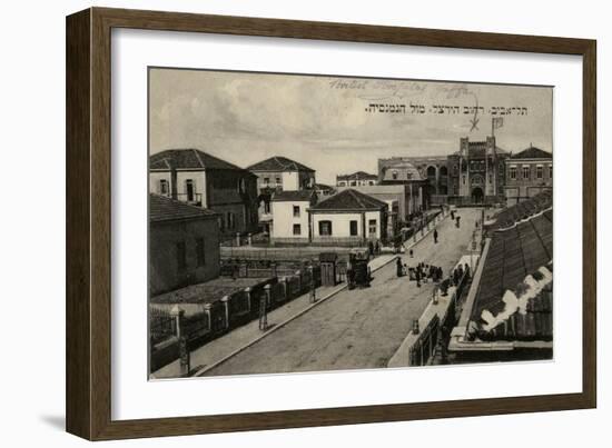 British Hospital, Jaffa, Israel-null-Framed Art Print