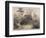 British in India Shooting a Tiger from Elephants-Captain G.f. Atkinson-Framed Photographic Print