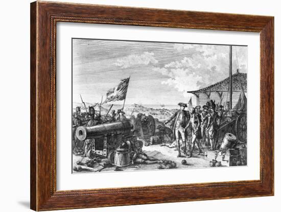 British Invading Grenada Island-null-Framed Giclee Print