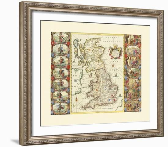 British Isles, 1645-Joan Blaeu-Framed Premium Giclee Print