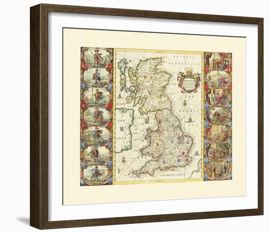 British Isles, 1645-Joan Blaeu-Framed Premium Giclee Print