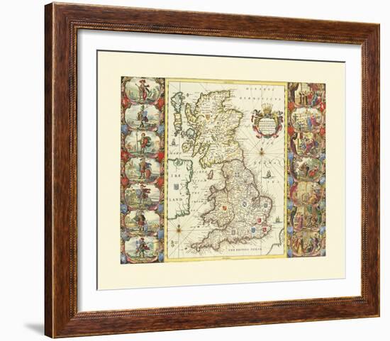 British Isles, 1645-Joan Blaeu-Framed Premium Giclee Print