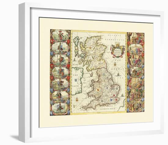 British Isles, 1645-Joan Blaeu-Framed Premium Giclee Print