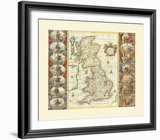 British Isles, 1645-Joan Blaeu-Framed Premium Giclee Print