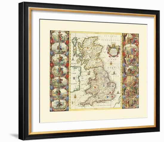 British Isles, 1645-Joan Blaeu-Framed Premium Giclee Print