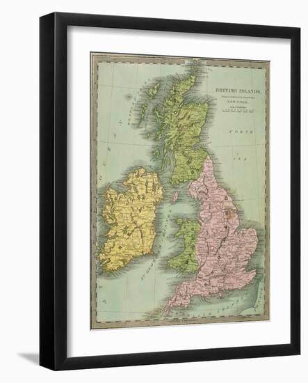 British Isles-1832-null-Framed Giclee Print