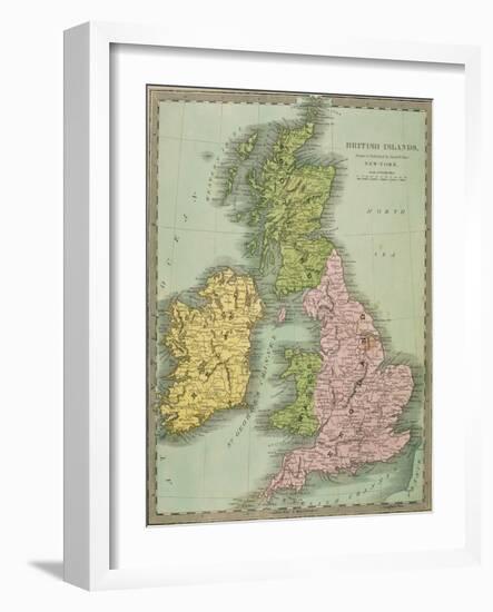 British Isles-1832-null-Framed Giclee Print