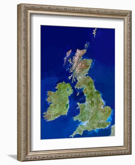 British Isles, Satellite Image-PLANETOBSERVER-Framed Photographic Print