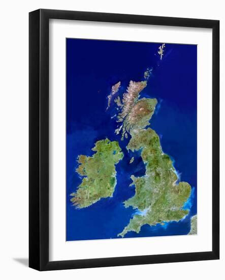British Isles, Satellite Image-PLANETOBSERVER-Framed Photographic Print