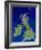 British Isles, Satellite Image-PLANETOBSERVER-Framed Photographic Print