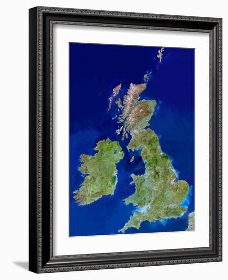 British Isles, Satellite Image-PLANETOBSERVER-Framed Photographic Print